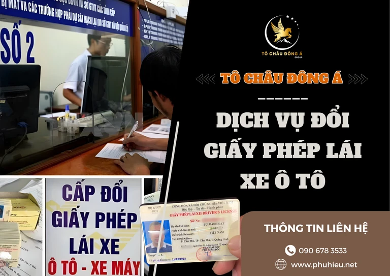 Dịch vụ đổi giấy phép lái xe ô tô tại Bắc Ninh