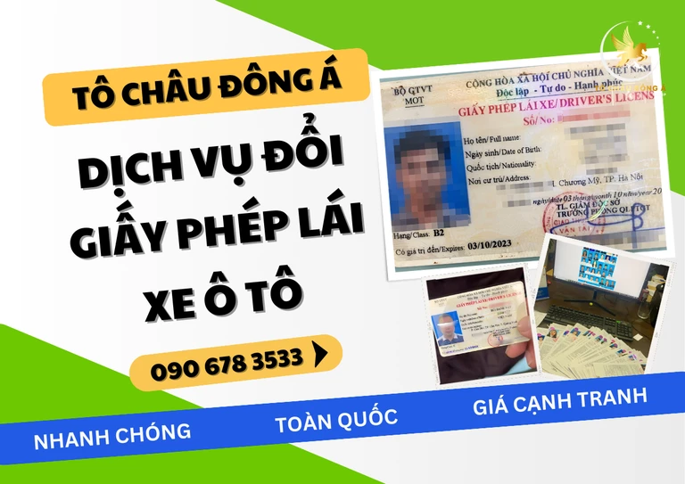 Đổi giấy phép lái xe ô tô tại Bắc Ninh
