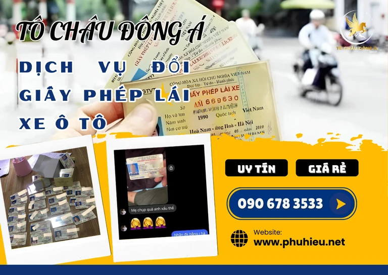 Dịch vụ đổi giấy phép lái xe ô tô tại Đồng Nai
