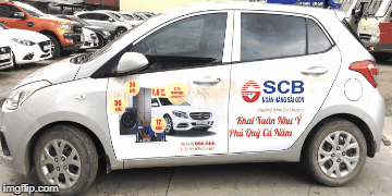 Thiết kế quảng cáo trên xe ô tô cho doanh nghiệp tại Hồ Chí Minh 2018