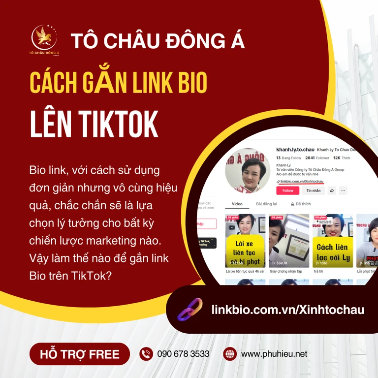 Chi tiết cách gắn link Bio trên TikTok