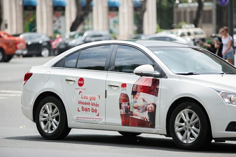 Dán quảng cáo trên xe hơi cá nhân Tại Hồ Chí Minh 2018 ​​​​​​​