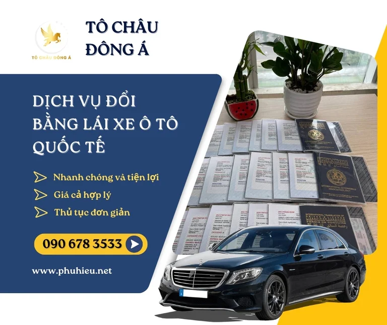 Tại sao bạn cần dịch vụ đổi bằng lái xe quốc tế tại Bình Dương?