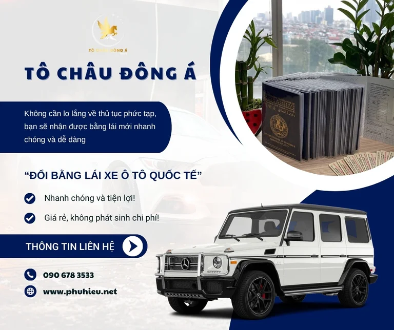 Quy trình đổi bằng lái xe quốc tế tại Bắc Ninh nhanh