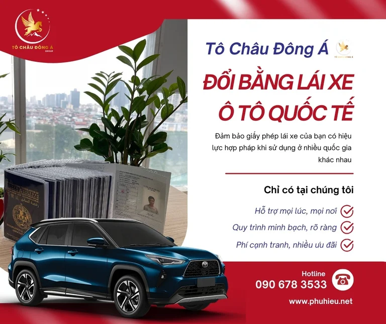 Dịch vụ đổi bằng lái xe ô tô quốc tế là gì?