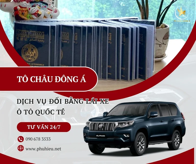 Dịch vụ đổi bằng lái xe ô tô quốc tế tại Quảng Bình