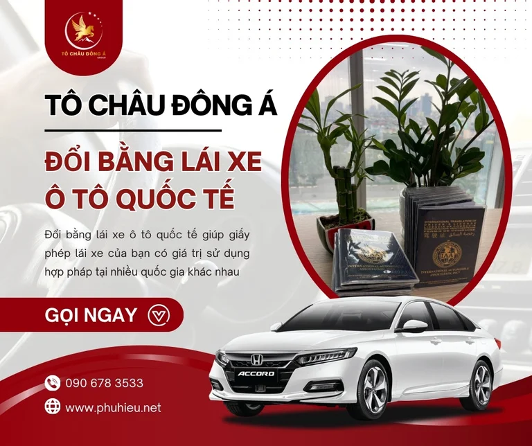 Dịch vụ đổi bằng lái xe ô tô quốc tế