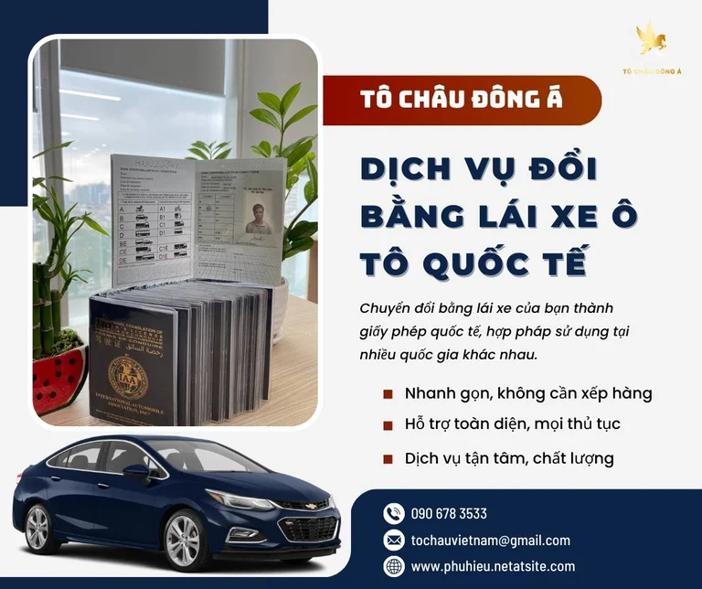 Dịch vụ đổi bằng lái xe ô tô quốc tế tại Quảng Bình là gì?