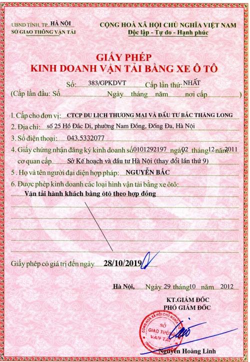 dich vu lam giay phep kinh doanh van tai tai ha noi