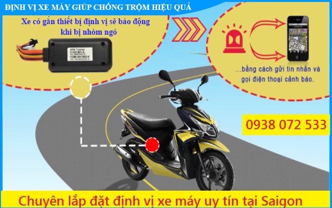 Lắp đặt định vị xe máy uy tín tại Hồ Chí Minh