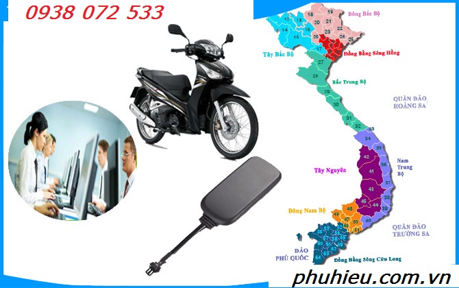 Gắn định vị xe máy giá rẻ Hcm & Hà Nội