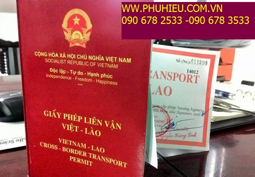 Giấy phép liên vận VIỆT - LÀO nhanh chóng 2019