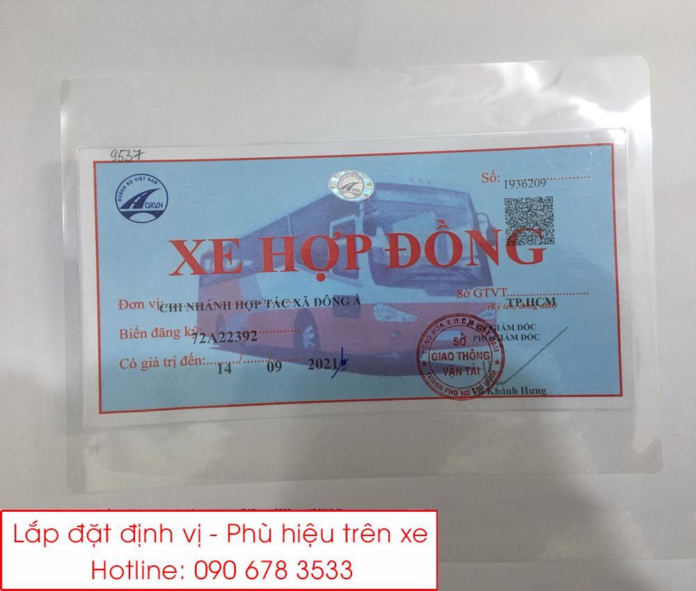 Dịch vụ làm phù hiệu xe hợp đồng giá rẻ