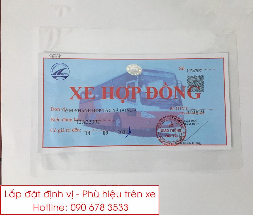 dịch vụ làm phù hiệu xe hợp đồng toàn quốc