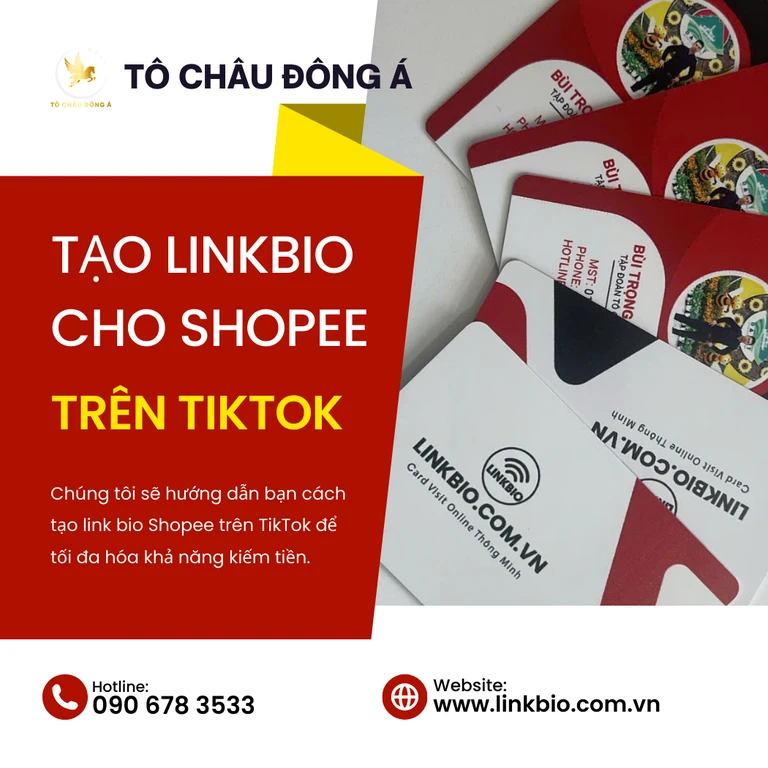 Tạo Linkbio Shopee trên TikTok