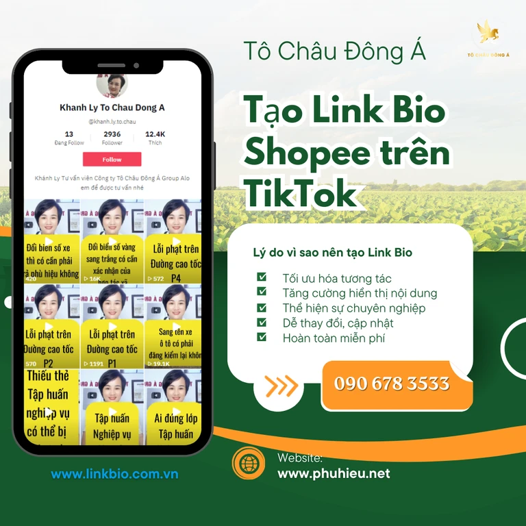 Link bio Shopee trên TikTok là như thế nào?