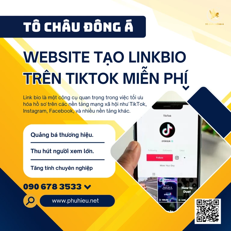 Website tạo Linkbio trên TikTok miễn phí