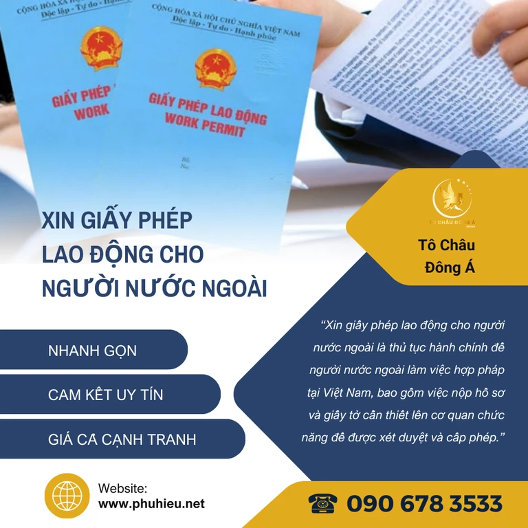 Xin giấy phép lao động cho người nước ngoài tại Bình Dương