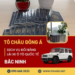 Dịch vụ đổi bằng lái xe ô tô quốc tế tại Bắc Ninh