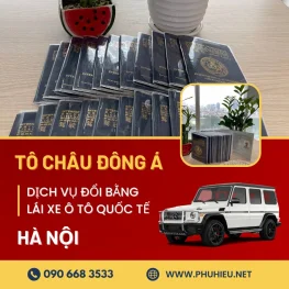 Dịch vụ đổi bằng lái xe ô tô quốc tế tại Hà Nội