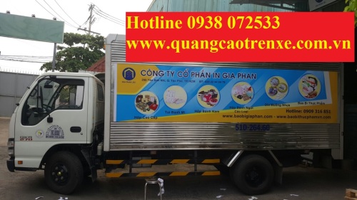 Thi công dán quảng cáo trên xe tải tại Hồ Chí Minh Và Hà Nội Chất Lượng